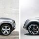 2020 Land Rover Defender on the left, 2011 Land Rover DC100 Concept on the right